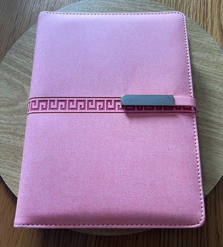 Pink peachy ring planner - 6-ring,