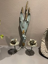 Vintage French Style Metal Wall Sconce Candle Holder Wall Mounted