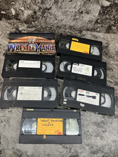 Vhs tapes lot wrestling - 7,