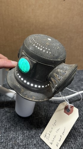 Antique search light - light, oil
