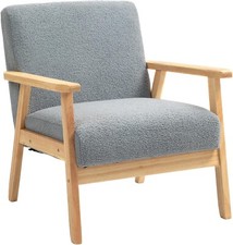 Classic Grey Chair Wide Seat