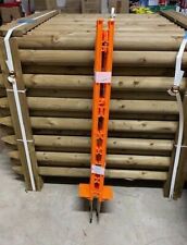 Orange Poly Post 3FT Electric