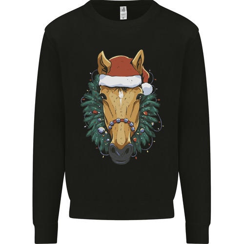 Christmas horse equestrian - a,