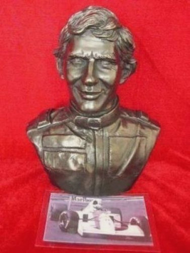 Ayrton senna statue model - statue,