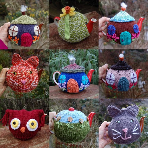 Hand knitted crochet tea - knitted, or