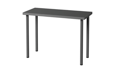 Grey ikea linnmon - ikea, /