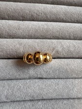 Gold Aurora Bold Dome Ring 18K
