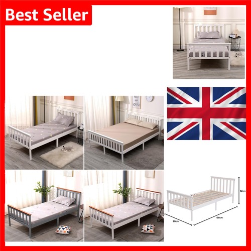 Single pine bed - single, frame