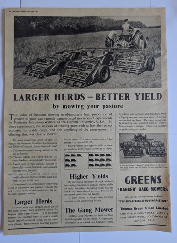 Vintage 1952 greens ranger - vintage,