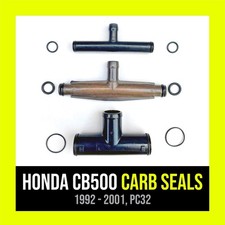 Honda CB500 1993 - 2003   Carb Carburettor Joint O Ring Seal  Kit Fuel  T Piece 