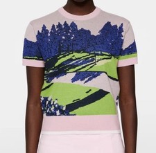 J. Lindeberg Nico Knitted Top Shirt Size S New Golf GWKW12014 T-Shirt