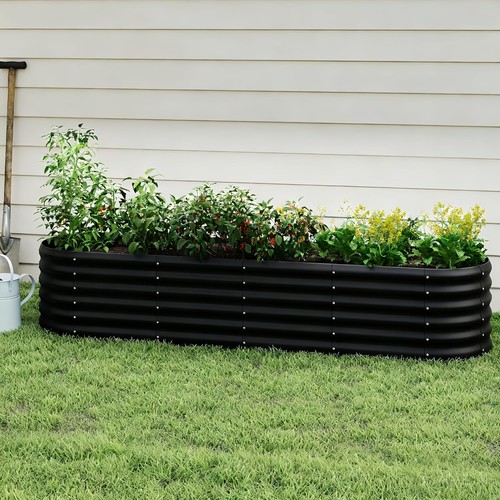 Galvanized raised garden - raised,