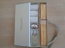 NEW MOLTON BROWN AIR OF PURITAS SILVER CANDLE SET + ROOM SPRAY - RARE