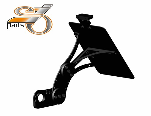 Side license plate - plate, holder