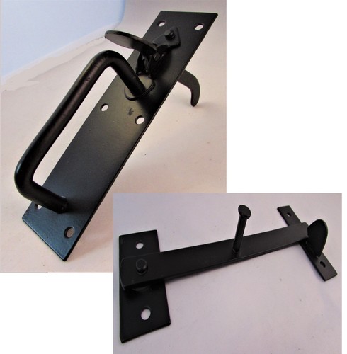 Black suffolk gate - thumb, latch