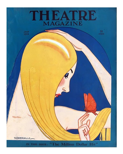 Vintage art deco theatre - vintage,