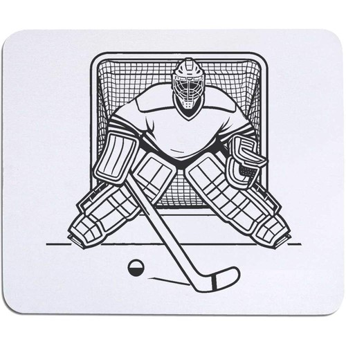Hockey goalie mouse mat - 'hockey, /