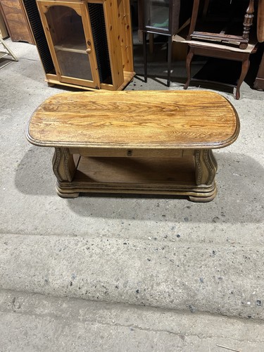 Large oak wood coffee - wood,