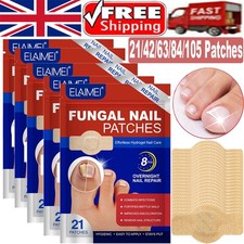 21/42/63/84/105 Patches Fungal Nail Patches 8H Overnight Toenail Nail Repair