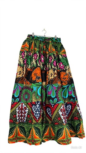 Women maxi tiered skirt - tiered,
