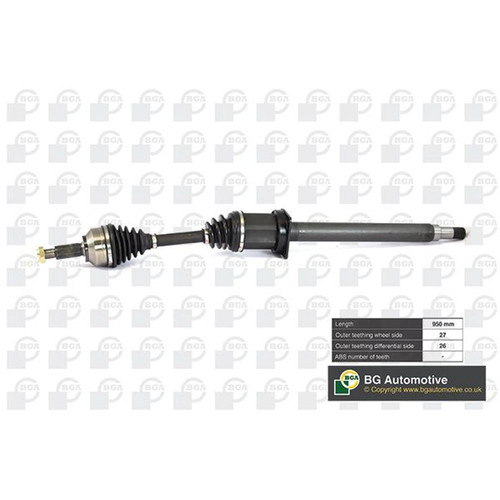 Bga drive shaft - cv,