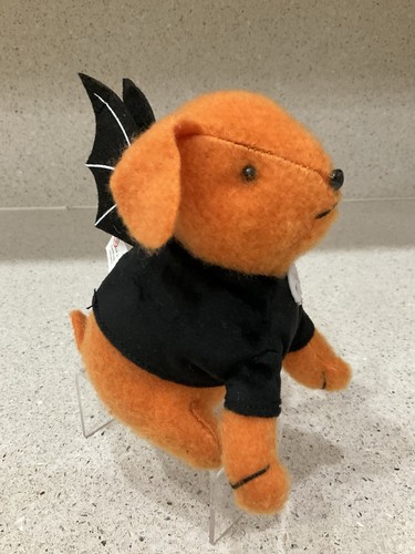 Halloween plush dog - halloween, bat