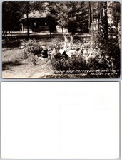 Rppc log cabin garden fountain - log,