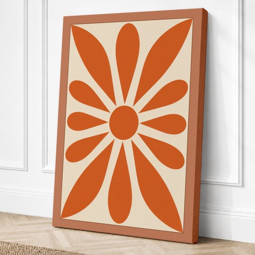 Geometric daisy botanical - geometric,