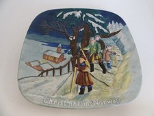 Royal Doulton John Beswick Christmas In Norway Plate