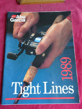 VINTAGE ABU GARCIA TIGHT LINES FISHING CATALOGUE FOR 1989