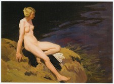 Bather Laura Knight nude woman