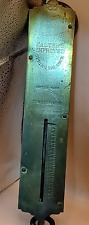 Vintage brass Salter's improved British made Spring Balance Scales Up to 40 lb