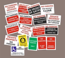 No Parking Sign Plastic