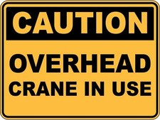 OVERHEAD CRANE IN USE -