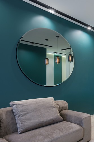 Round circle mirror bevelled - circle,