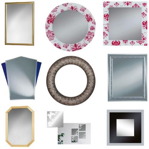 Printed home decor mirrors - decor, &