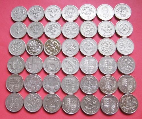 Various old type round - various,