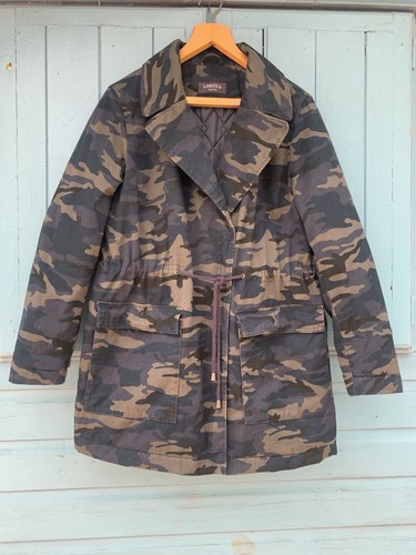 Navy blue camouflage coat - navy,