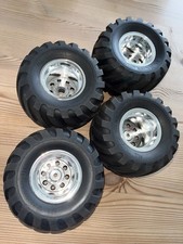 Tamiya / Mad Bull - 1/10th Scale Off Road Racer - Silver ‘Wheels and Tyres’ *New