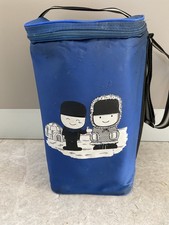 VINTAGE 1980s Cool Drinks Picnic Lunch Padded Frozen Food Cool Bag Igloo RETRO