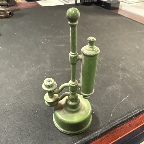 Vintage metal oil lamp old - metal,