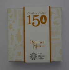 50p 2016 Squirrel Nutkin Fifty pence Silver Proof Coin from Beatrix Potter