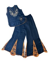 Vintage 1920s Black Orange