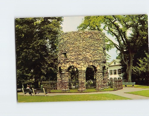 Postcard old stone mill - postcard,