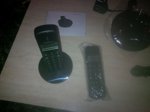 Twin cordless phone - , &