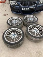 BMW style 32 18" STAGGERED wheels in good condition with tyres