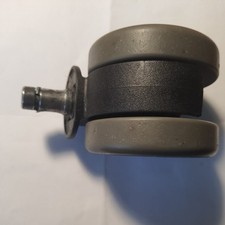 5 x Demounted Kinnarps 4000 5000 Office Chair Wheel Castor Hard Floor Black 