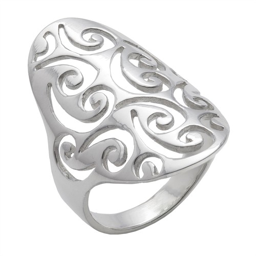 Silverly sterling silver - silver, ring