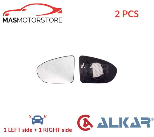 Rear view mirror glass pair - rear,