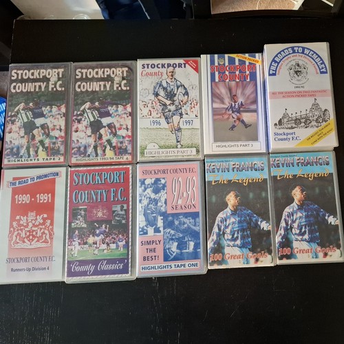 Stockport county vhs - county, bundle